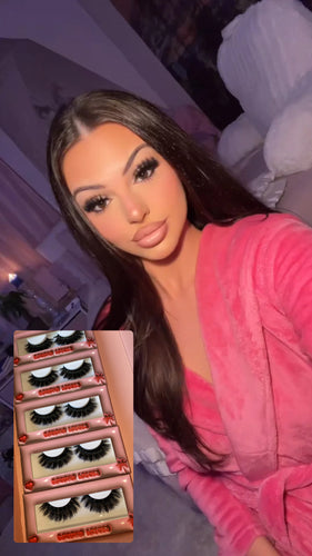 5 CHINCHILLA LASHES
